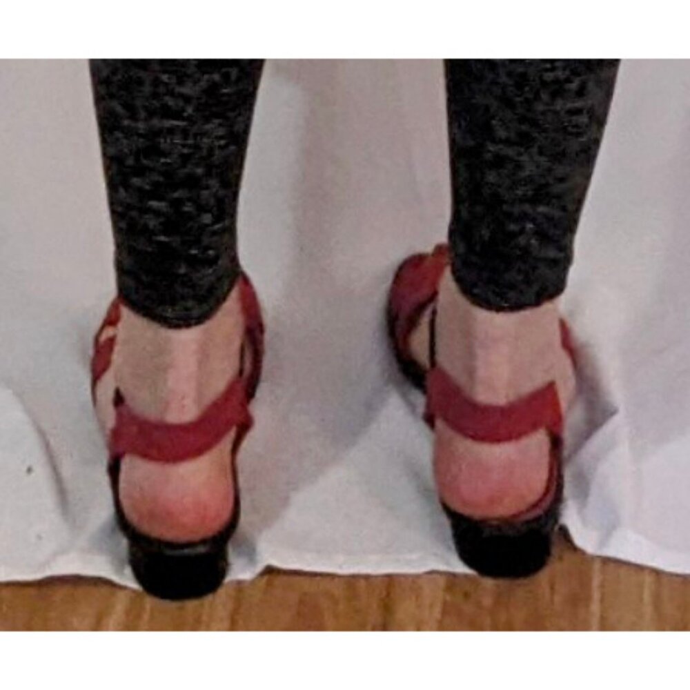 ARCHE Red Sandals Size 39 aka around size 8 - Picture 4 of 9